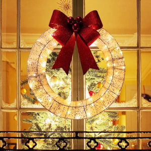 Radiant Bow Wreath