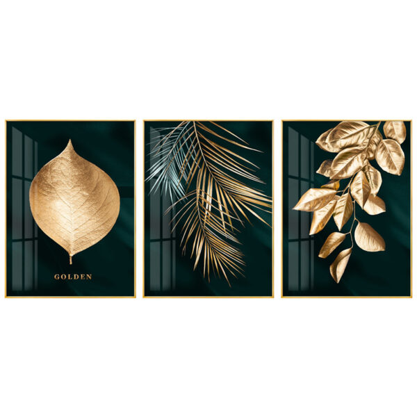 Nordic Leaf Trio Canvas - Image 5