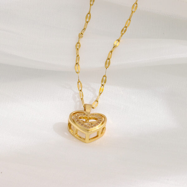 Gleaming Heart Necklace - Image 5