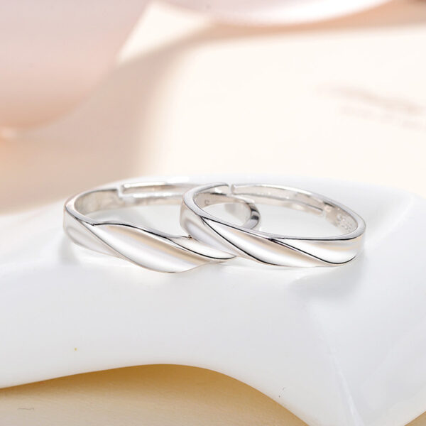 Korean Love Ripple Ring - Image 3