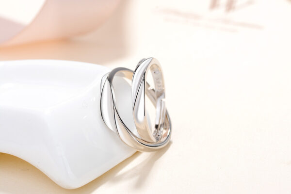 Korean Love Ripple Ring - Image 4