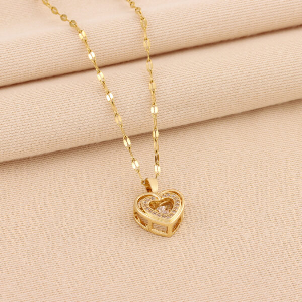 Gleaming Heart Necklace - Image 3
