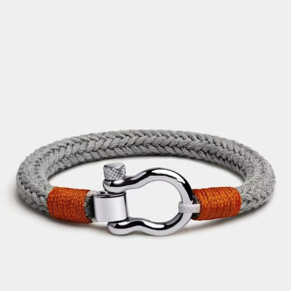 Anchor Link Rope Bracelet