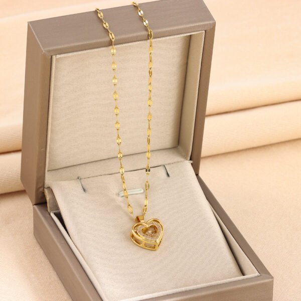Gleaming Heart Necklace - Image 4