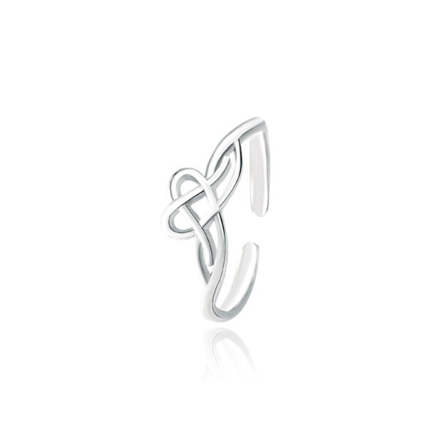 Heart Glow Silver Ring - Image 3