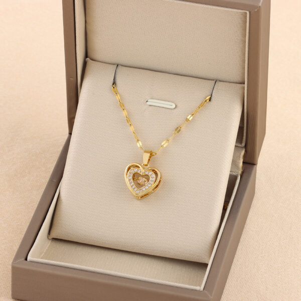 Gleaming Heart Necklace - Image 2